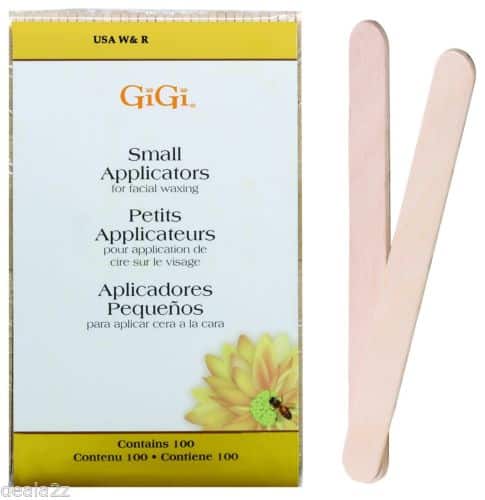 GiGi Paletas De Madera Ideal para Depilacion Facial 100pk-