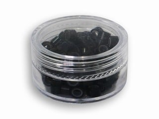 Beauty Stuff Grapas con Silicon 100 Unidades Negras*