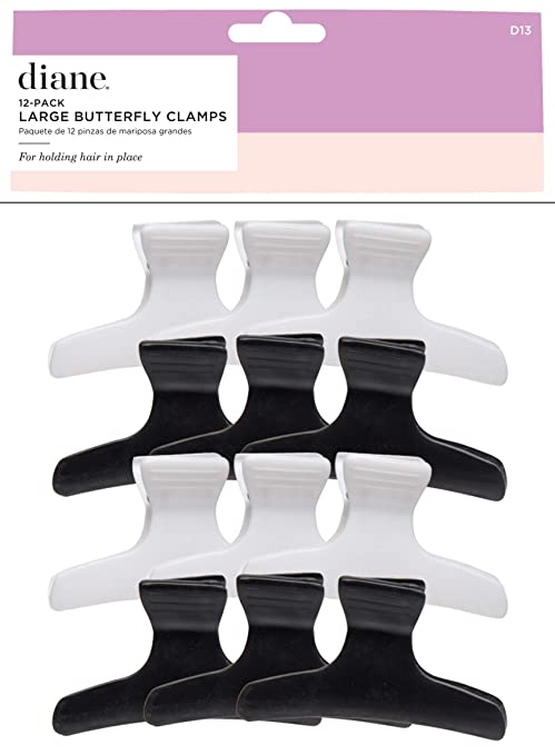 Mariposas Grandes 12 Unidades Negro y Blanco-