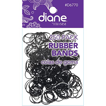 Diane Hules Negros para Peinados 250 Unidades-