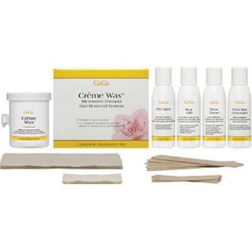 GiGi Kit Completo para Microondas Piel Sensible Cream Wax