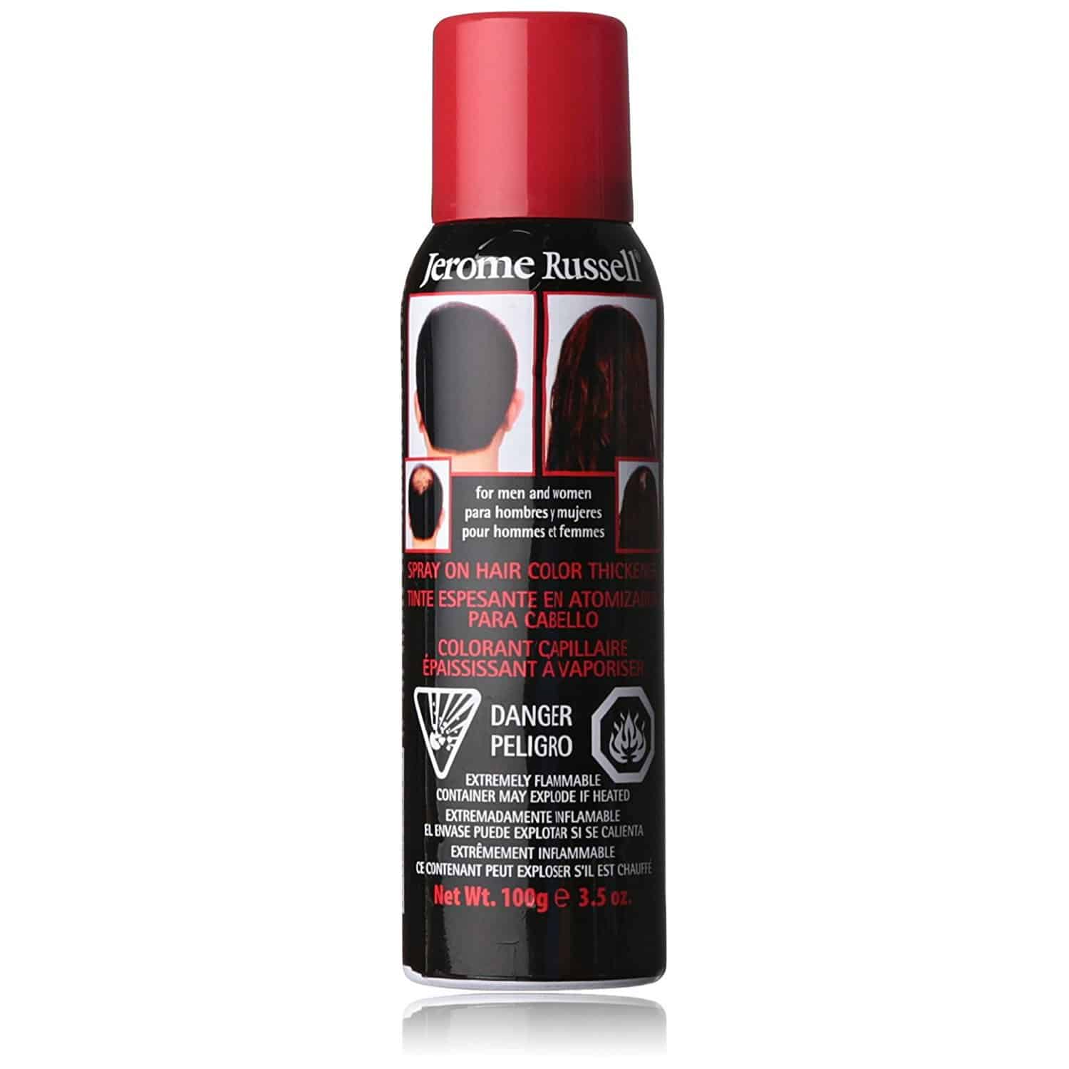 Jerome Russel Spray Espesante Cafe Obscuro 3.5 Onzas
