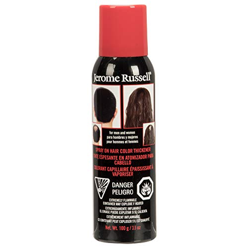Jeorme Russel Spray Espesante Para Cabello 100g Cafe Medio-
