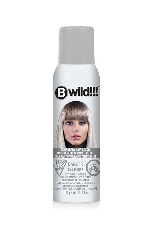 Punky Colour Spray de Color Temporal Color Siberian White 100g-