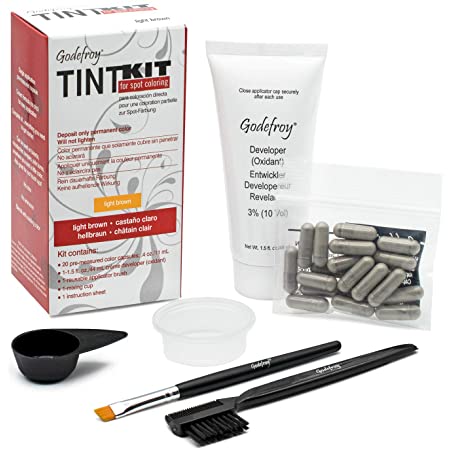 Godefroy Tinte de cejas Cafe Claro 20 Aplicaciones (henna) Hasta 6 Semanas de Color!