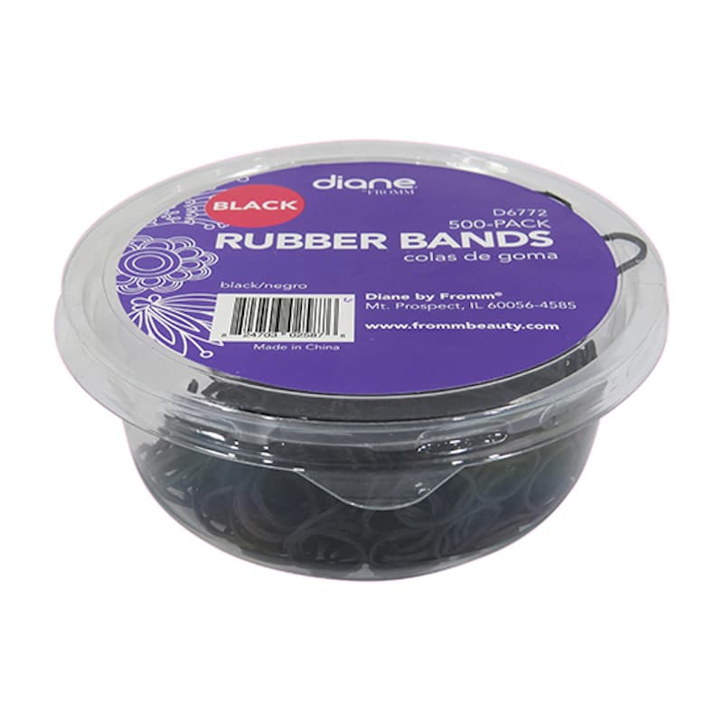 Hules Negros para Peinados 500 Unidades