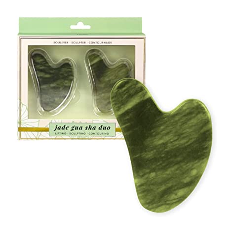 Lindo DUO Gua Sha de Jade 2 Unidades