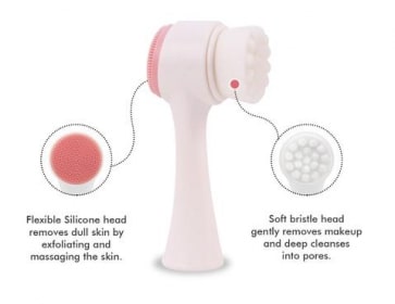 Diane Cepillo de Cerda Dual Facial-