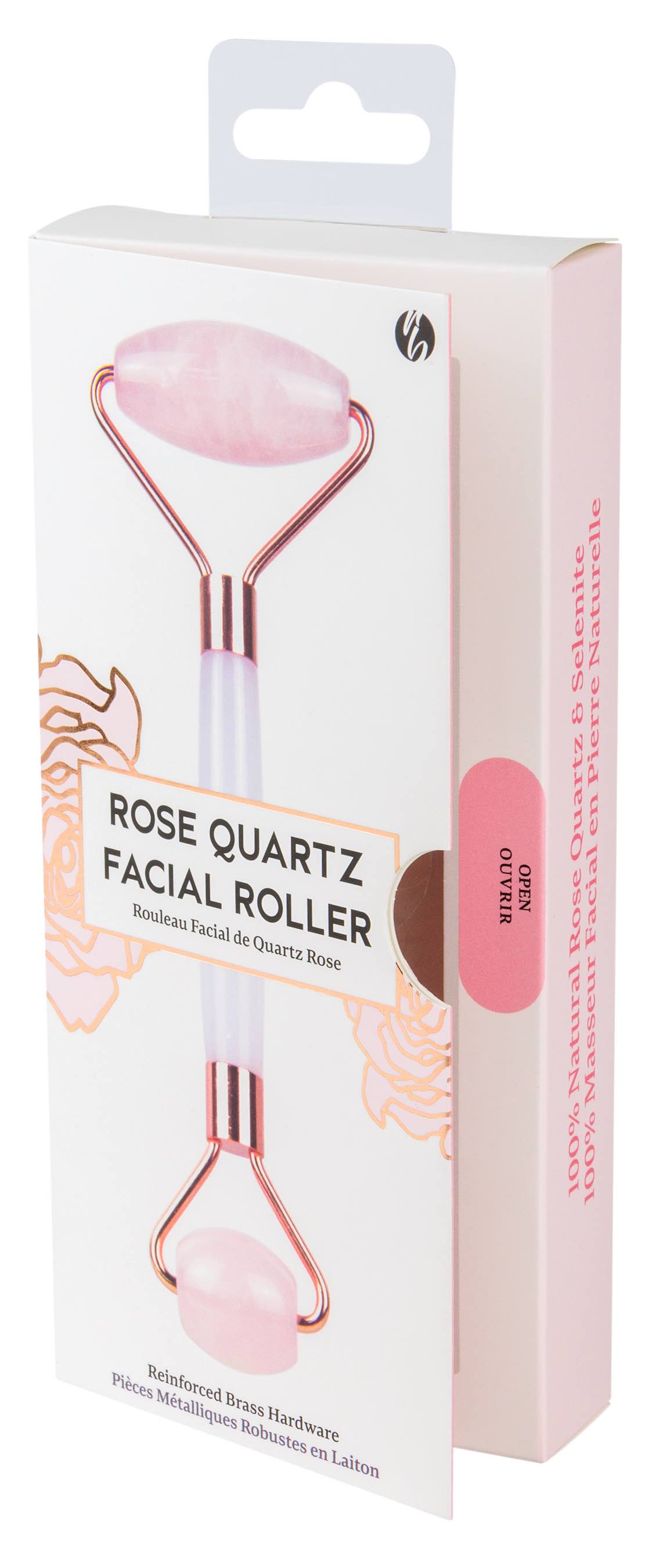 Lindo Roller de Cuarzo Rosa