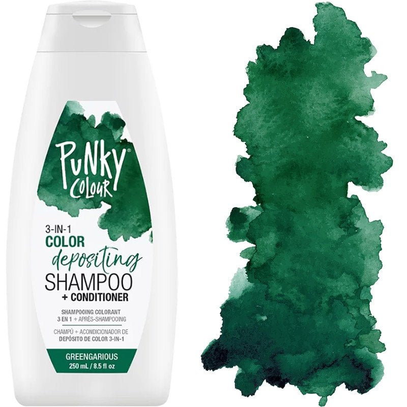 Punky Colour 3 en 1 Shampoo Color  Greengarious 250ml-
