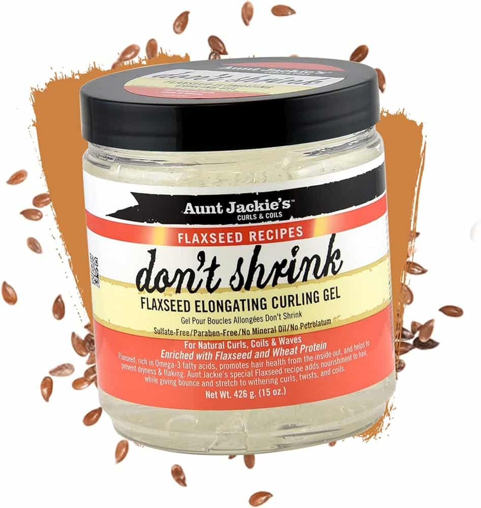Aunt Jackies Dont Shrink  Gel de Linaza 15 Onzas
