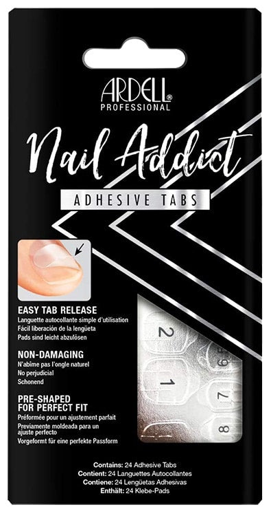 Ardell Nail Addict Adhesive Tabs 24 Unidades-