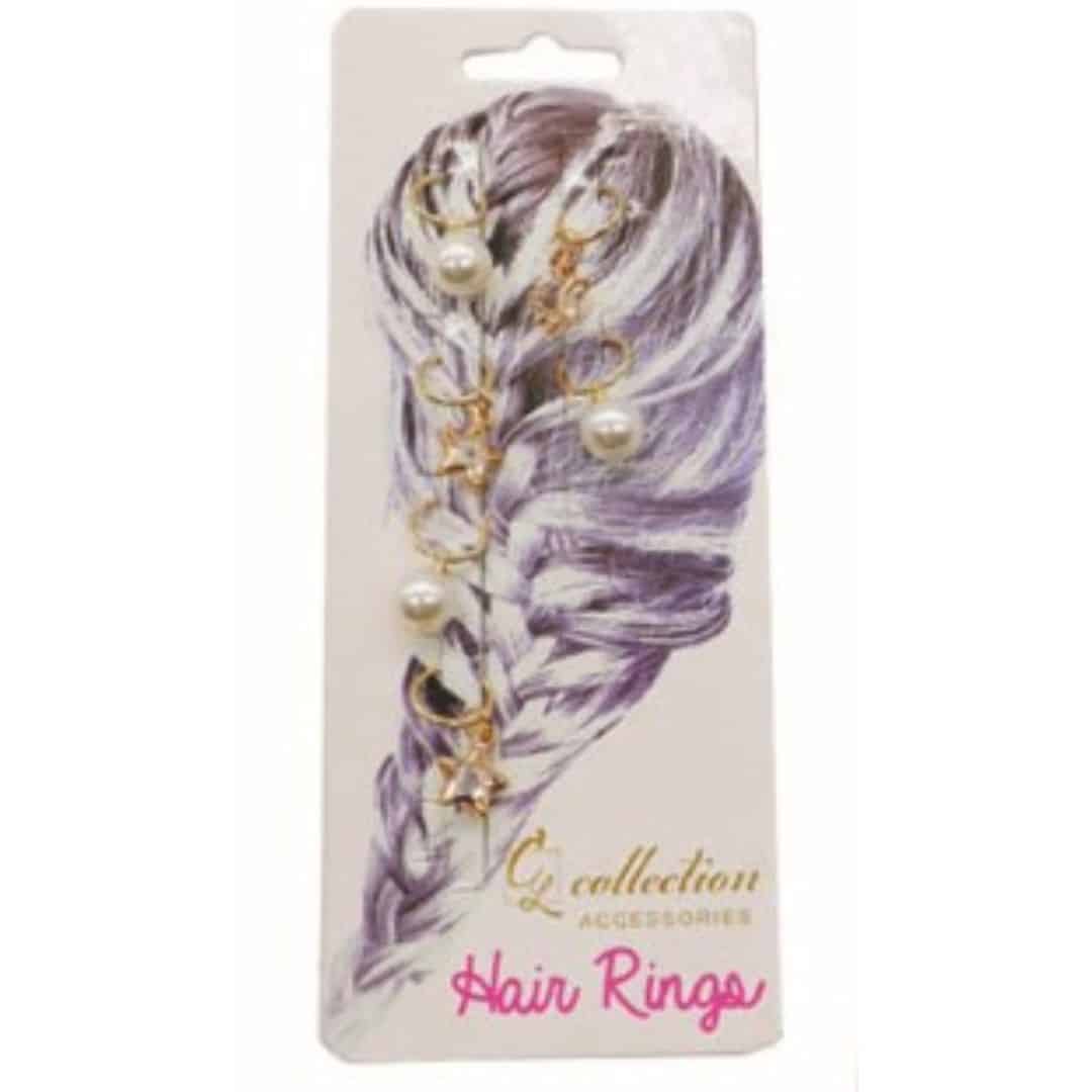 Decoracion para Cabello Hair Rings 6 Unidades por Paquete