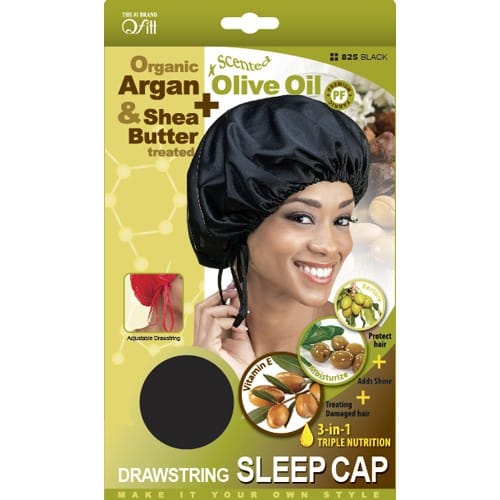 M&amp;M Gorra para Dormir Argan+Olive+Shea Butter Unidad Satin