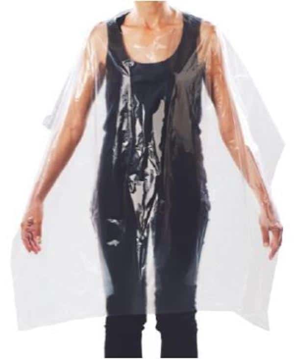 Capa Para Corte Desechable 3 Unidades Clear 114X152cms