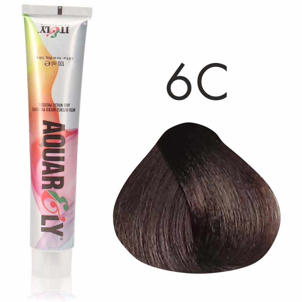 Itely Aquarely 6C 100ml Rubio Oscuro Cenizo (6.1)