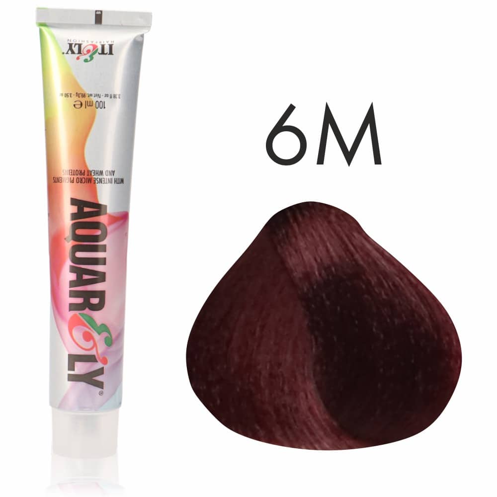 Itely Aquarely Tinte Color 6M 100ml Rubio oscuro Caoba (6.456)