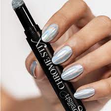 Gelish Chrome Stix Silver Holographic
