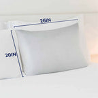 Lindo Funda de Satin para Almohada 2 Unidades 26"X20"