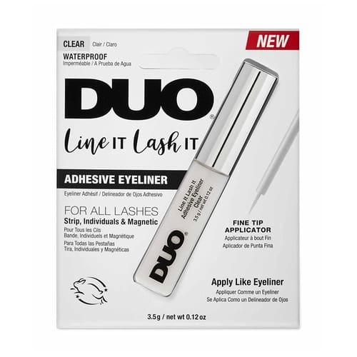 DUO Line It Lash It Clear Pegamento en Brocha Pesta&ntilde;a en banda, Magnetica e Individuales 3.5g