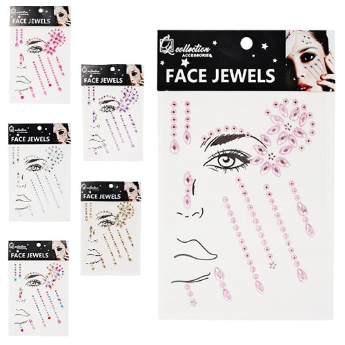 Gemas Faciales Precio por Paquete, Varios Colores Disponibles