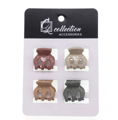 Clips para Cabello 2.5cms 4 Unidades