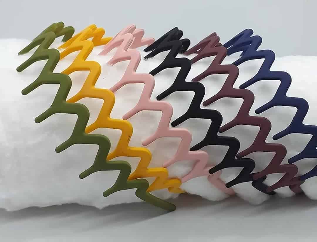 Diadema Zig Zag Colores Unidad