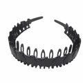 Diadema en Zig Zag Blanca o Negra Unidad