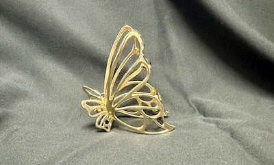 Mariposa Metalica para Cabello 7.5cms