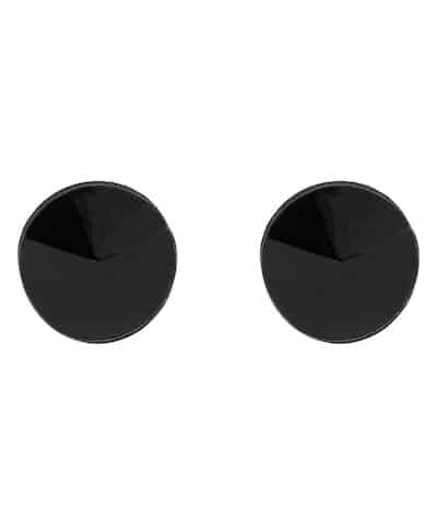 Isabella Cobertores de Pezon Forma Flor 1 par Negro