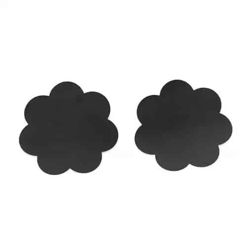 Isabella Cobertores de Pezon Redondos Color Negro 1 Par