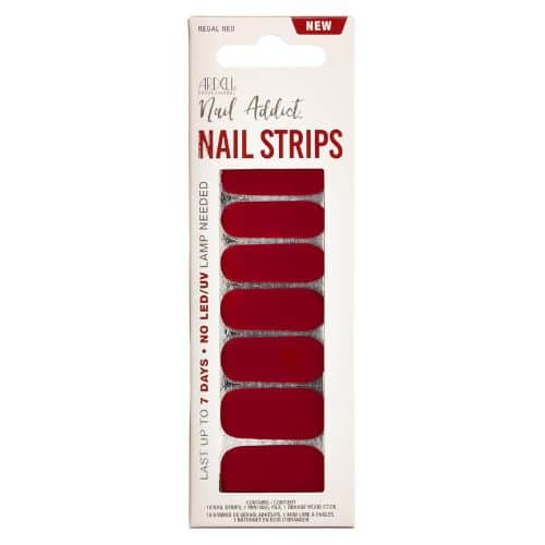 Ardell Nail Addict Strips de Esmalte Regal Red 16 Strips