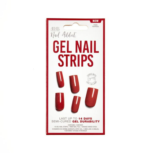 Ardell Nail Addict Strips Esmalte en Gel Pure Paprika 16 Tiras