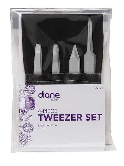 Diane Kit de 4 Pinzas  Multifuncionales para Depilaci&oacute;n