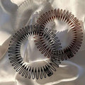 Peineta Circular Zig Zag &ndash; 4 Unidades