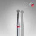 Staleks Punta Diamante Rojo Bola 2.5mm