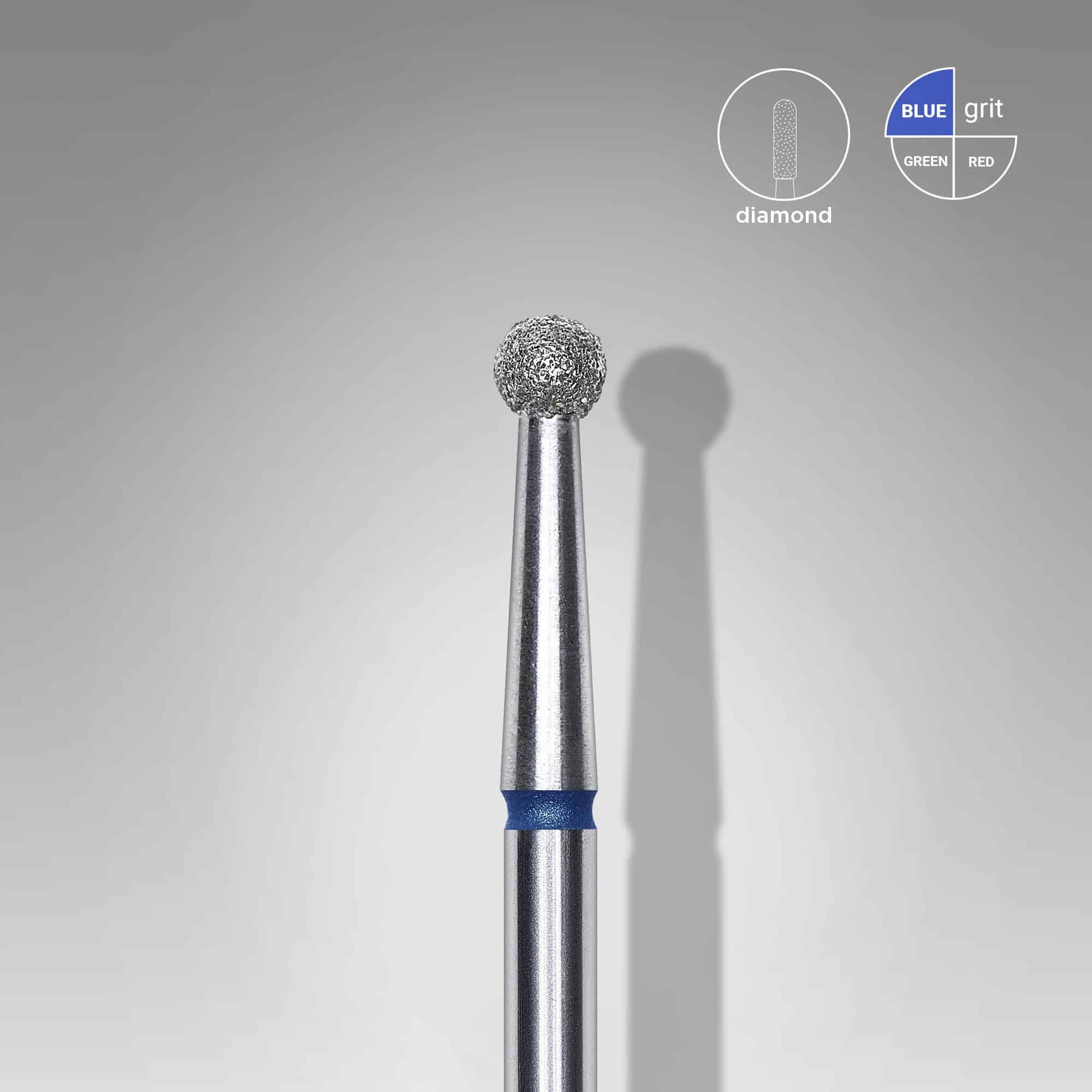 Staleks Punta de Diamante Azul Bola 2.7mm