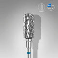 Staleks Expert Fresa de Metal Duro Cilindro Redondeado Azul