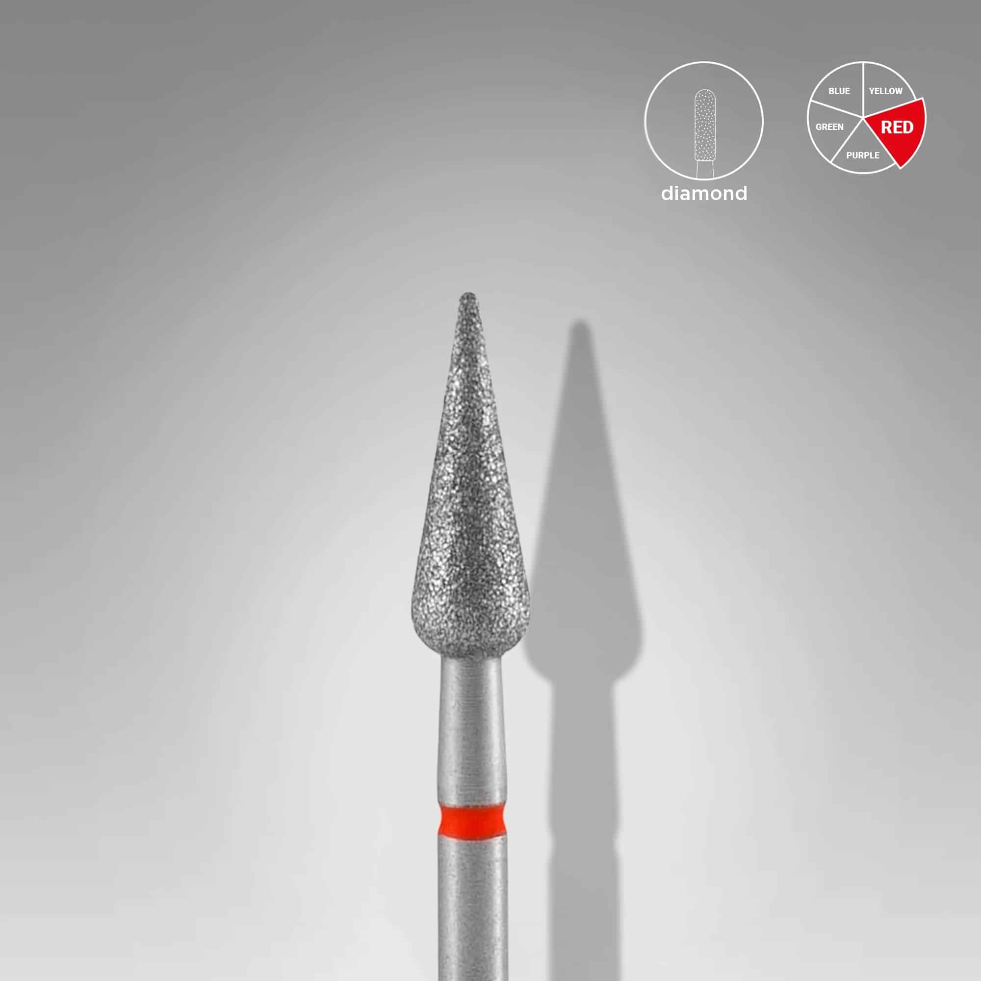 Staleks Expert 100 Punta de Diamante Roja