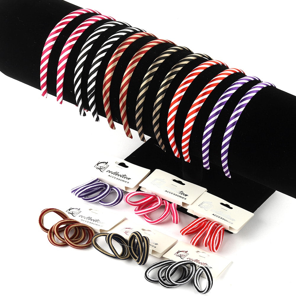 Kit de 2 Diademas con 4 Colas del Mismo Dise&ntilde;o, Varios colores Disponibles