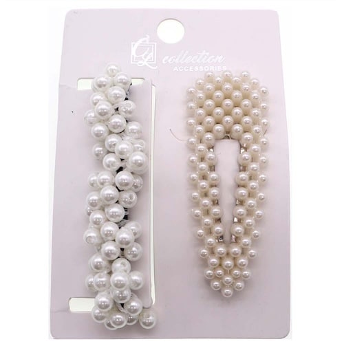 Ganchos de Perlas para Cabello 2 Unidades