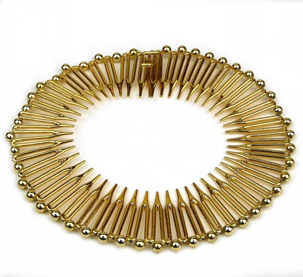 Diadema Zig Zag Dorada o Plateada Unidad