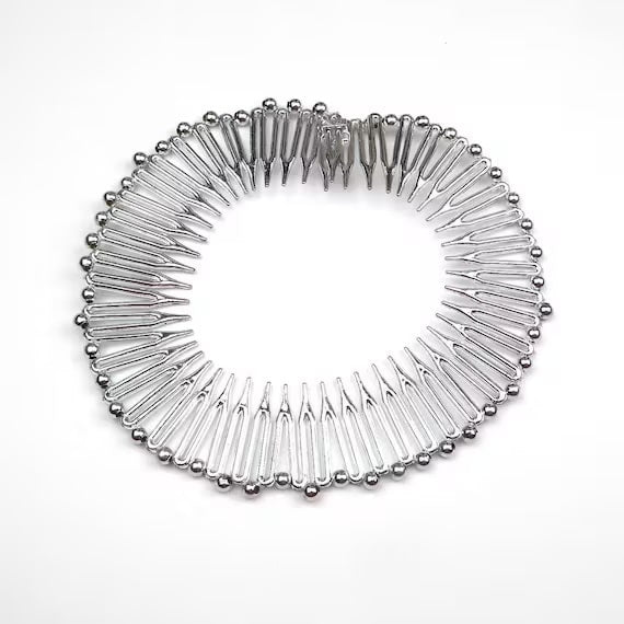 Diadema Zig Zag Dorada o Plateada Unidad