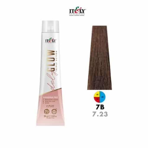 Itely DelyGlow Tinte Sin Amonia 7B 100ml Rubio Beige (7.23)