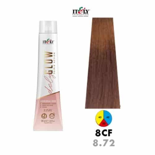 Itely Delyglow 8CF Tinte Sin Amonia Marron Matte (8.72)