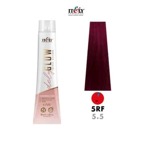 Itely DelyGlow Tinte Sin Amonia 5RF 100ml Casta&ntilde;o Rojo Intenso (5.5)