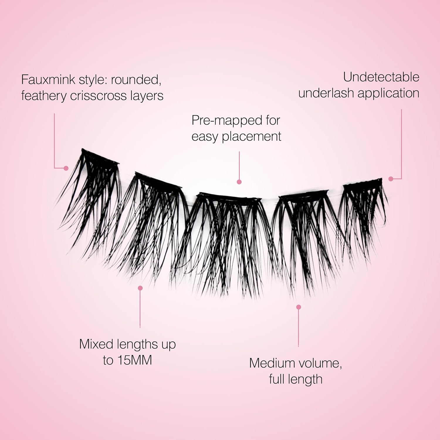 Ardell Press On Faux Mink Volume 10 Piezas
