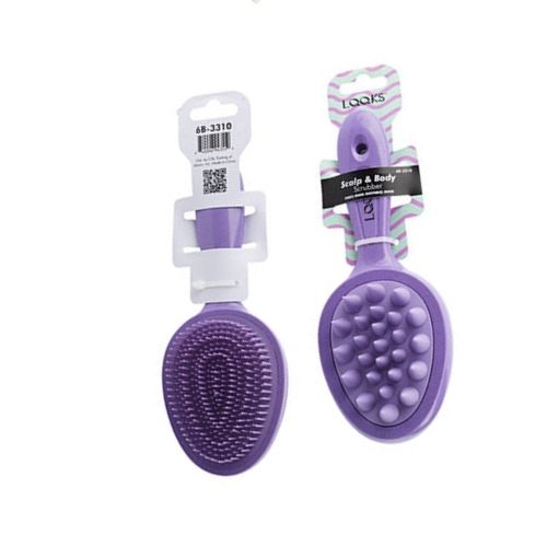 Cepillo Para Ducha y Cabello 2 en 1 Varios Colores Disponibles