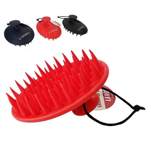Cepillo Masajeador para Cabello Negro o Rojo