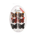 Mariposas Mini Para Cabello 2.5cms, 6 Unidades